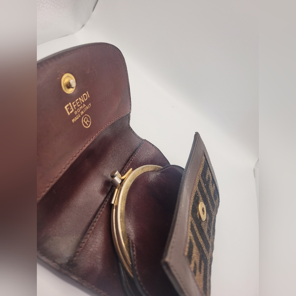 FENDI Wallet Zucca Canvas Brown - Picture 5 of 7